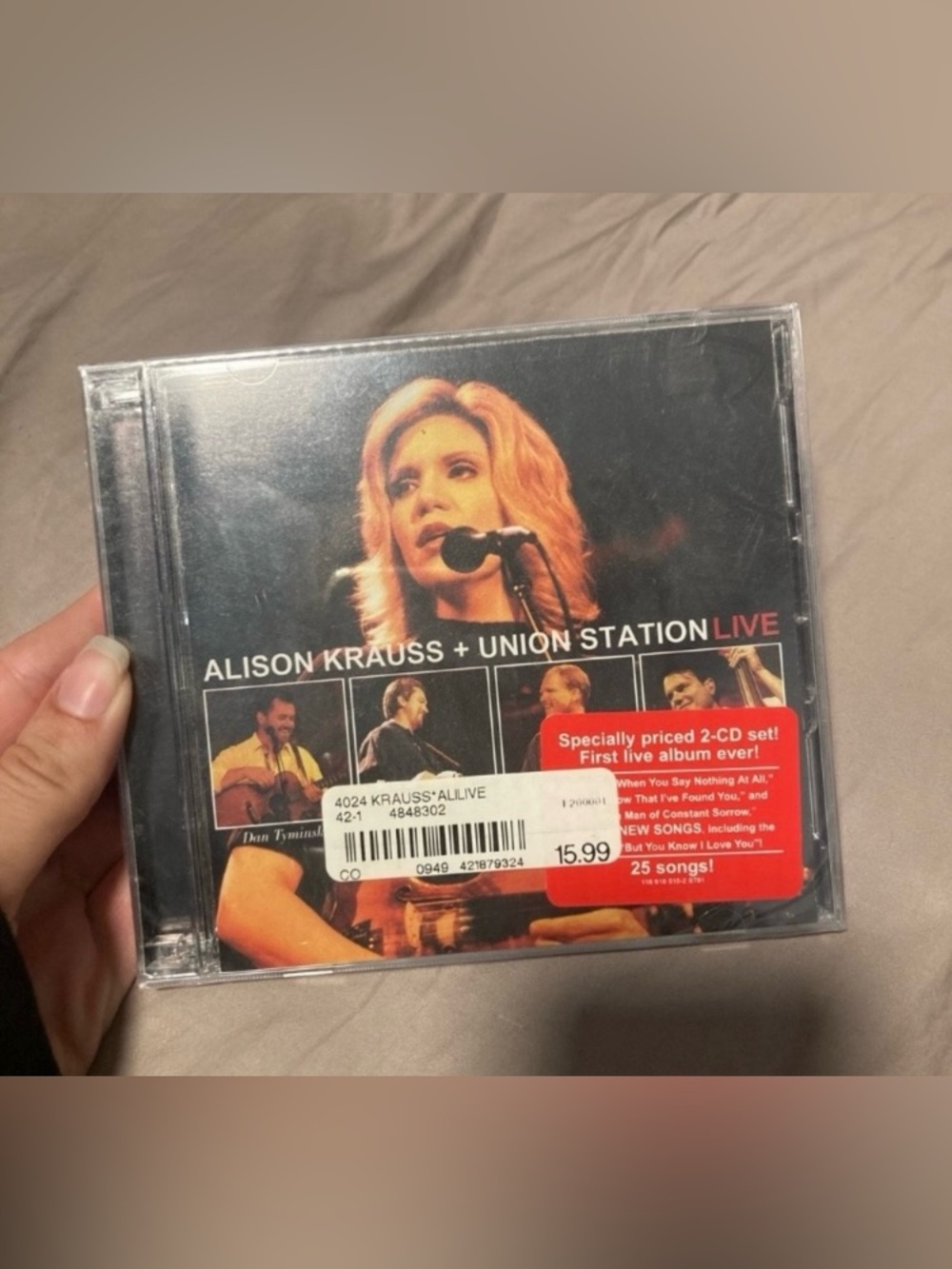 Alison Krauss + Union Station LIVE CD - Black Cover